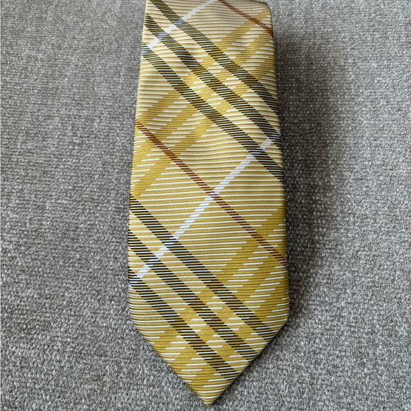 ✨BURBERRY London Plaid Check Tie Authentic - Picture 7 of 12